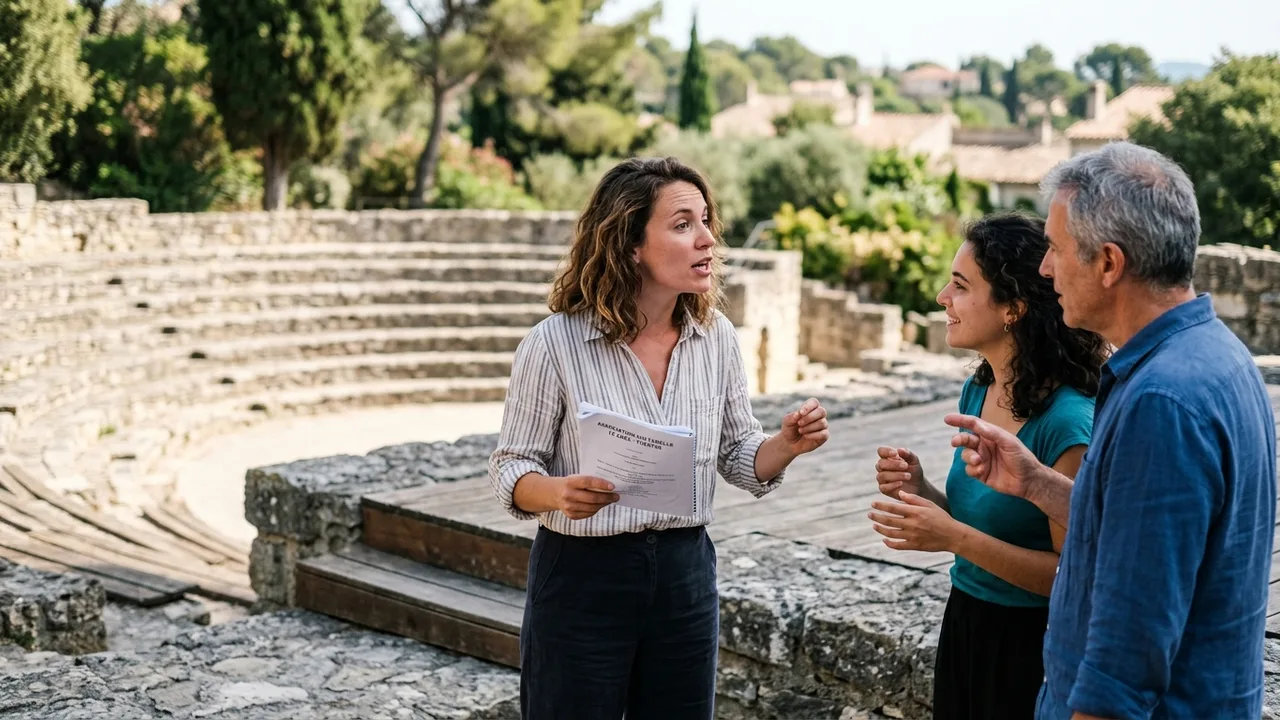 Séance d'art oratoire en action au Crès